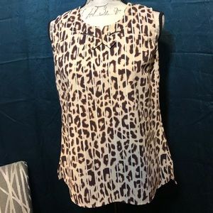 Cabi Leopard Top - Size Small